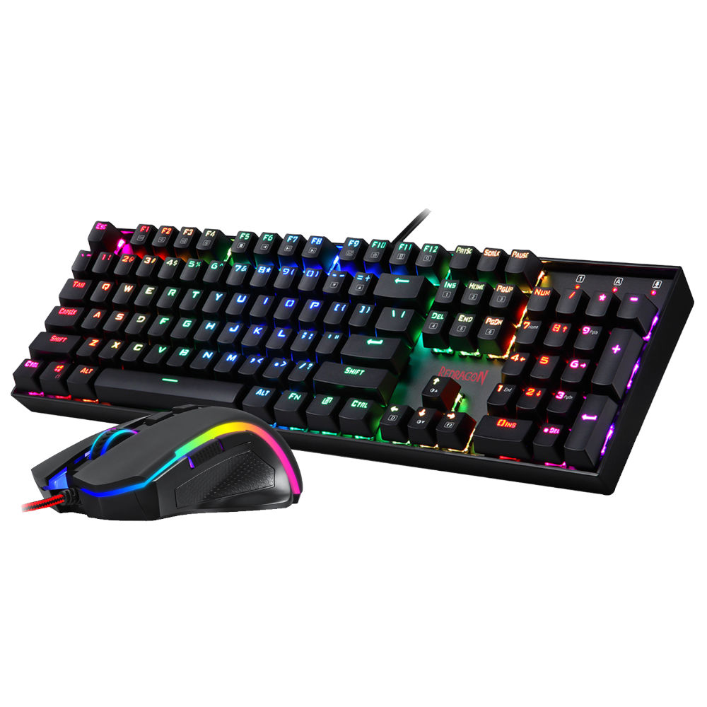 Whisverse 2,4 GHz combinatie van draadloos gaming toetsenbord en muis
