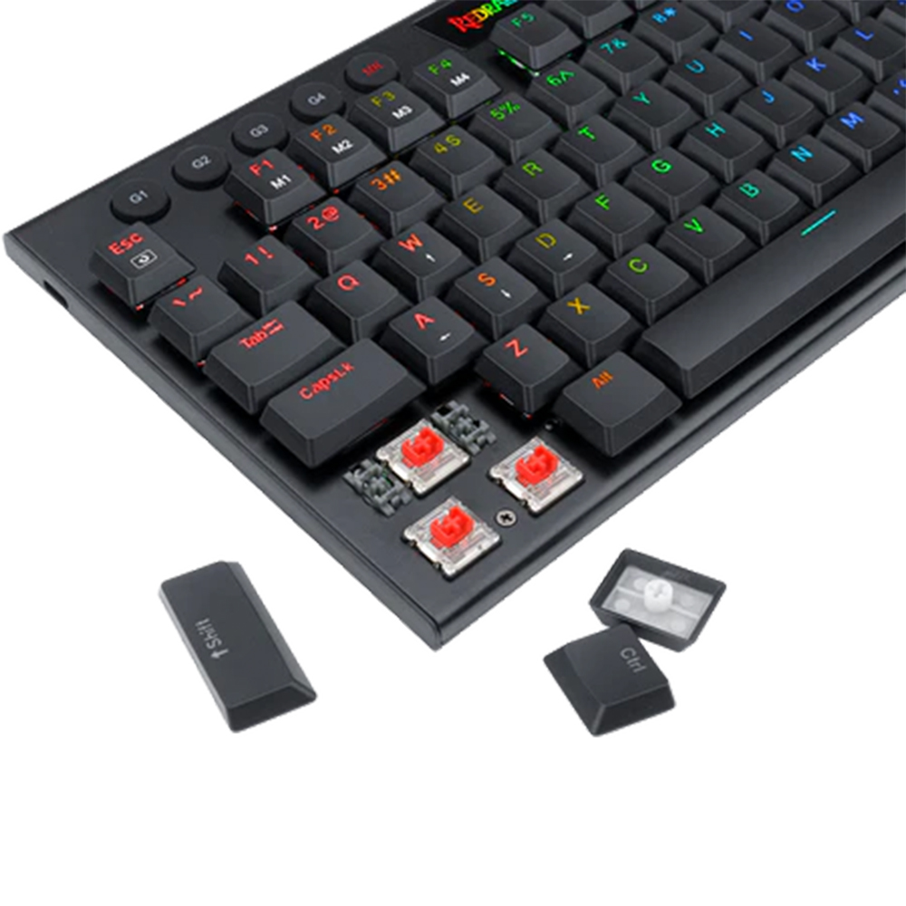 Redragon K622 Horus RGB Gaming Toetsenbord red switches