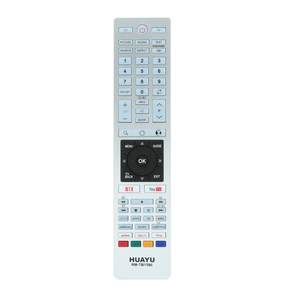 Toshiba Smart TV remote voorkant